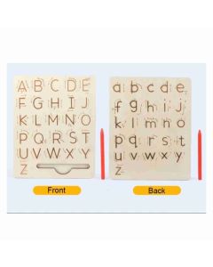 Mehta Toys Abcd Tracing Board Game For Kids Wood 1 Pc Multicolour