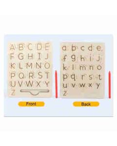 Mehta Toys Abcd Tracing Board Game For Kids Wood 1 Pc Multicolour