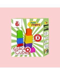 Little Fingers Lft 054 Stack-O-Cubes Polypropylene 1 Pack Multicolour