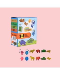 Little Fingers Lft 040 Fruits, Animals,Transport Polypropylene 1 Pack Multicolour