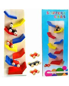 Mehta Toys Slippery Car Tall Learning Toy For Kids Wood 1 Pc Multicolour