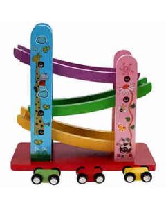 Mehta Toys 3 Slide Slippery Car Wood 1 Pc Multicolour