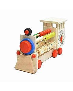Mehta Toys Study Train Learning Toy For Kids Wood 1 Pc Multicolour
