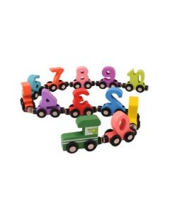 Mehta Toys Magnetic 123 Train Learning Toy For Kids Wood 1 Pc Multicolour
