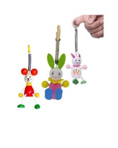 Mehta Toys Car Hanging Doll Wood 2 Pcs Set Multicolour