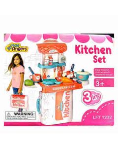 Little Fingers Lft 1232 Kitchen Set Plastic 1 Pack Multicolour