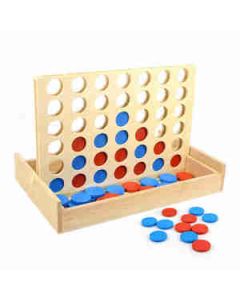 Mehta Toys Connect 4 Game For Kids Wood 1 Pc Multicolour
