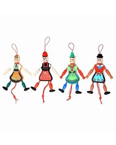 Mehta Toys Pulling Joker Wood 4 Pcs Set Multicolour