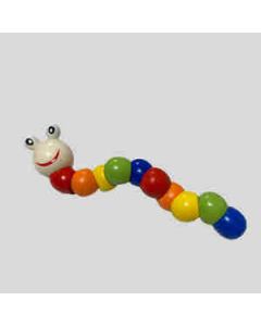Mehta Toys Caterpillar Toy Wood 1 Pc Multicolour