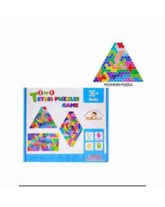 Mehta Toys Tetris Big Bricks Puzzle Toy Building Blocks For Toddlers Wood 1 Pc Multicolour